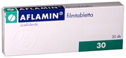 Aflamin 100 mg tabletta dobozkép